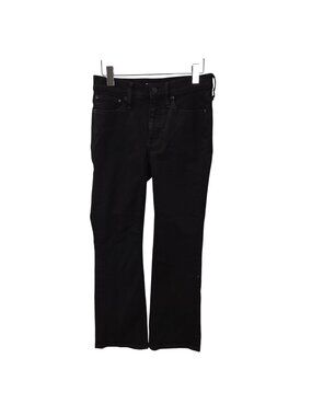 J. Crew Billie Demi Boot Cut Jeans in Black Size 27